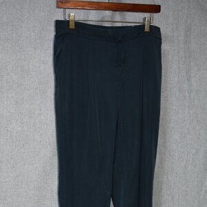 Banana Republic Navy Tencel Blend Drawstring Pants M